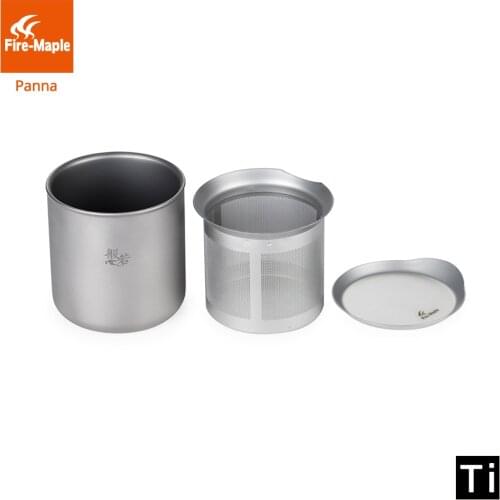Fire Maple Outdoor Lightweight Portable Climbing Camping Trip Travel Titanium Cup 168g 260ml FMP-STM
