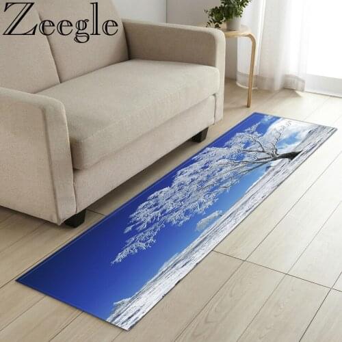 Christmas Carpet Entrance Door Mat Kitchen Floor Mat Anti-slip Area Rug Bedroom Bedside Carpet Rug Tatami Hallway Outdoor Mat