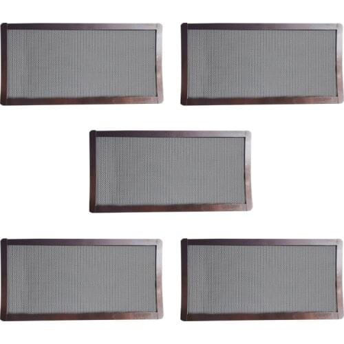 Top Sale 5Pcs netic Dust Filter Dustproof PVC Mesh Net Cover Guard for Home Chassis PC Computer Case Cooling Fan Accessories