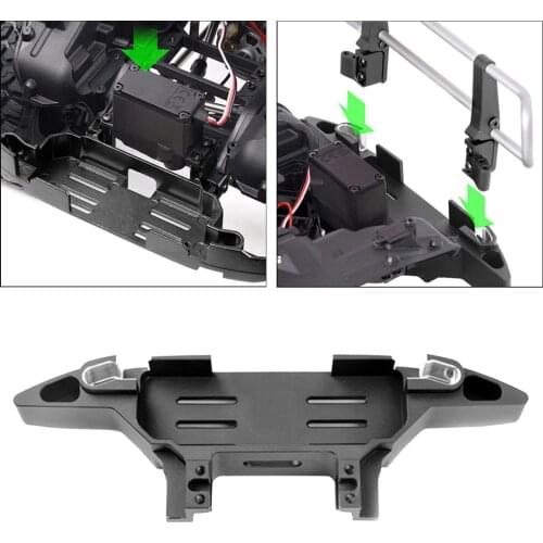 RC Car Metal Front Bumper Base Fits for 1/10 Scale 90046,90047