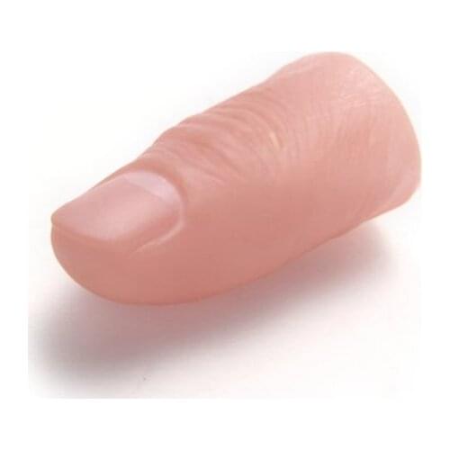 Soft Thumb Tip Finger Fake Magic Trick Vinyl Toy Funny Prank