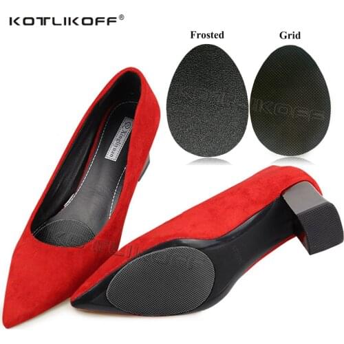 KOTLIKOFF Shoe Sole Sticker Anti Slip High Heel Adhesive Half Outsoles Sticker Forefoot Self Adhesive Grip Outsole Protector Pad