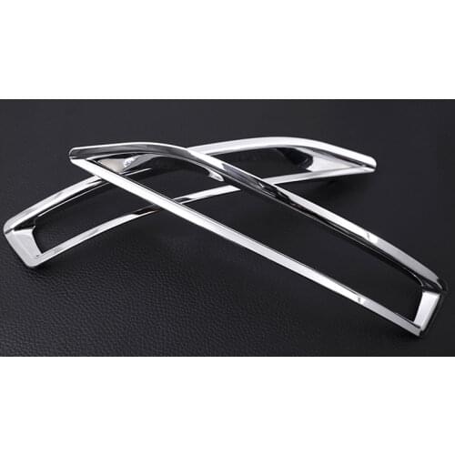 New!! ABS Chrome Rear Fog Lamp Decoration Frame Trim For BMW X1 F48 20i 25i 25le 2016-2019 Car Styling Set of 2pcs