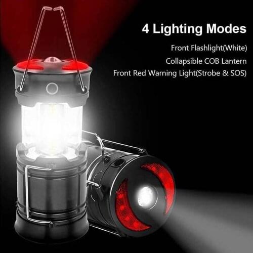 Rechargeable LED Outdoor Camping Lighting Handheld Flashlight USB Waterproof Search Working Light Outdoor Tent Lights