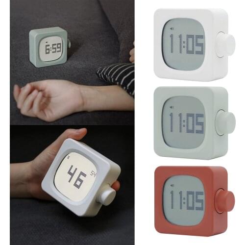 Bedside LED Digital Alarm Clock Snooze Weekend Mode Table Dimmable Night Light