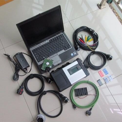 Sd connect mb star diagnostic tool c5 laptop d630 with software 2020.09 newest hdd 320gb full set one year warranty