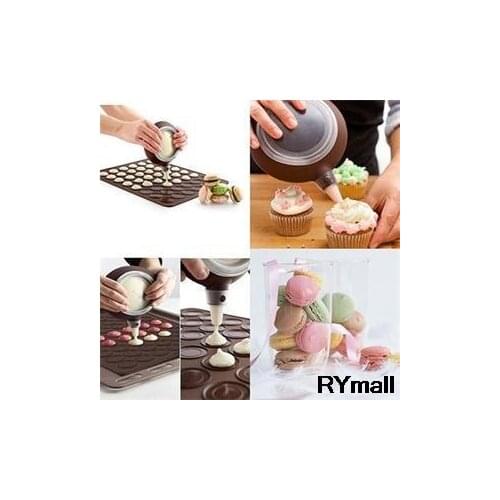 Silicone Macaron Macaroon Pastry Oven Bakeware Mould Sheet Mat 30-Cavity DIY Mold Bakeware Mat Useful tools