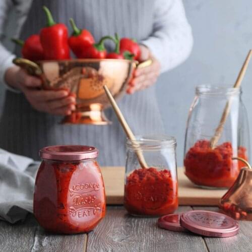 550ml Lid Glass Jar With Bottle Storage Tank Sealed Tea Cans Cereals Transparent Storage Jars Coffee Contains