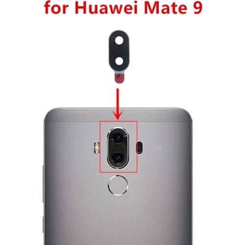 2pcs for huawei mate 9 Camera Glass Lens Back Rear Camera Glass Lens with Glue Replacement Repair Spare Parts