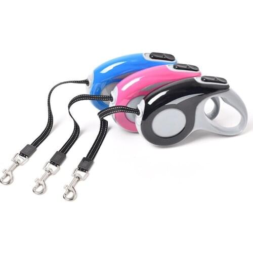 Retractable Pet Leash Dog Leash Running Rope Auto Contraction Automatic Extending Rope Walking Leashes