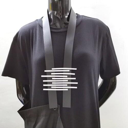 YD&YDBZ Wide Leather Jewelry Necklace For Women Punk Style Metal Match Statement Necklaces Luxurious Clothes Accessories Gift