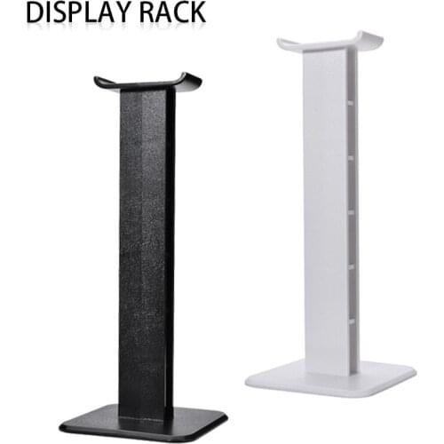 1pc Universal Headset Headphone Earphone Desk Holder Display Hanger Stand Black/White 10x10x25cm