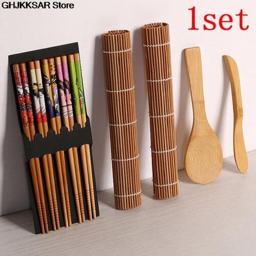 13Pcs/set DIY Sushi Maker Set Rice Mold Kitchen Sushi Making Tool Kit Sushi Mold Cooking Tools Set For Sushi Roll Cooking Tools