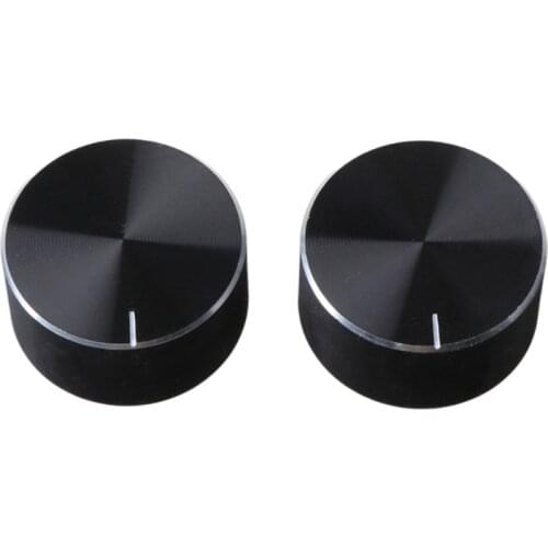 2Pcs 25x13mm D Axis Rotary Potentiometer Knob Encoder Volume Control For Speaker Amplifier Audio HiFi