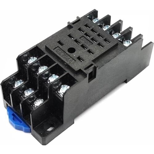 2pcs CHINT Relay Socket Base 14 Pin Terminal Relay Socket Base for JZX1-22F(D)/4Z MY4NJ Relay