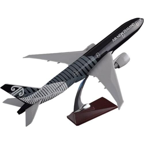 47CM New Zealand Airways 777 Airlines Airplane Model with Base Resin Aircraft Plane For Collectible Souvenir Show Gift Toy