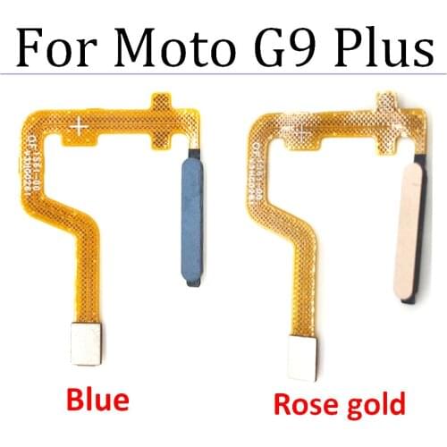 5Pcs/lot,New Home Button Home Button For Moto G9 Plus FingerPrint Touch ID Sensor Flex Cable Ribbon