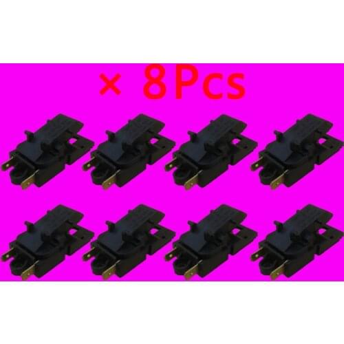 8Pcs 10A Electric Kettle Parts Electric Kettle Thermostat Switch 2 Pin Terminal Spare Replacement Parts Kitchen Appliance Parts
