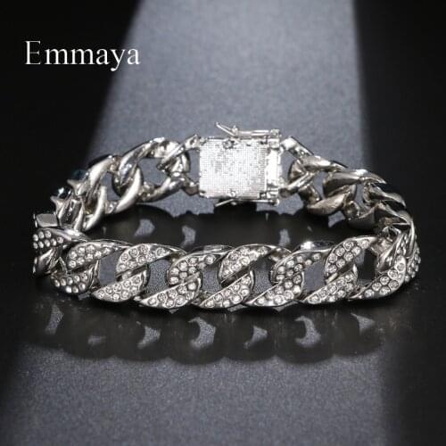 EMMAYA Noble Fascinating Spiral Design Cool Bracelet For Female Charming Cubic Zircon Dress-Up Punk Style Banquet Exquisite Gift