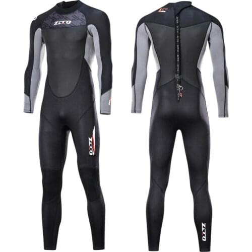 Black Full-Body Men 3Mm Neoprene Wetsuit Surfing Swimming Diving Suit Triathlon Wet Suit For Cold Water Scuba Snorkeli