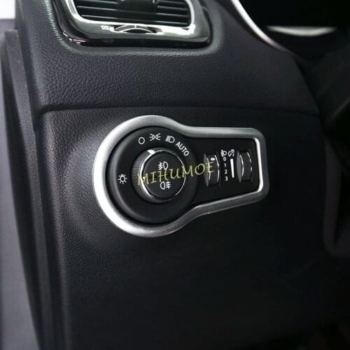 For 2017-2021 Jeep Compass Dashboard Light Switch Button Cover Surrounds