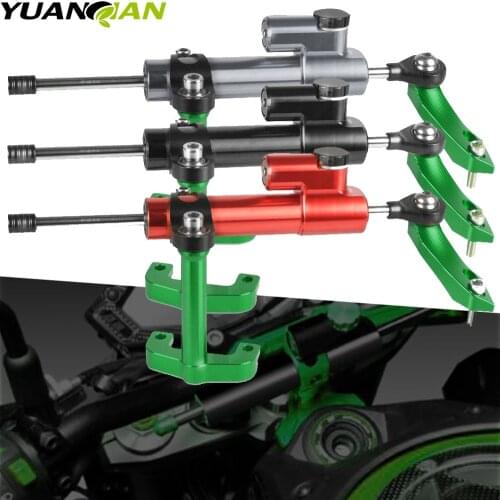 For Kawasaki ER-6N Motorcycle Steering Stabilize Damper Bracket Mount CNC Motorbike For Kawasaki ER6N 2012 2013 2014 2015 2016
