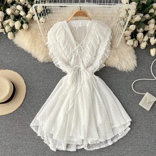 Foamlina Summer Polka Dot Dresses