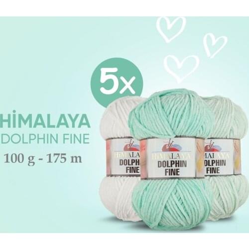 Himalaya Dolphin Fine 5 LOT/BALLS Amigurumi Knitting Crochet Yarn 100 g Super Bulky Thick Soft Velure Velvet Chenille Wool Baby