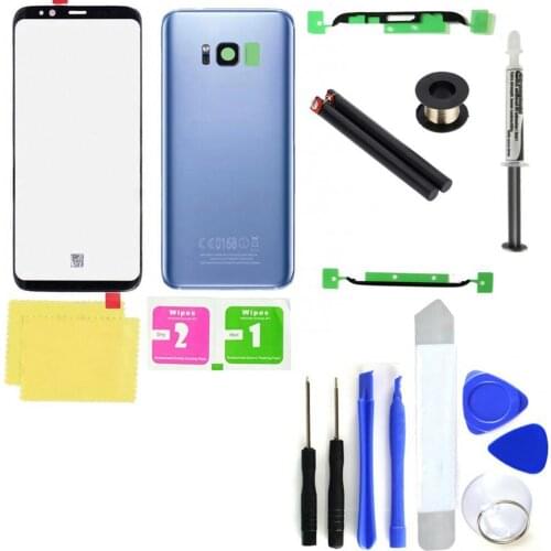 Front Glass Screen Back Cover Replacement Repair Kit for Samsung Galaxy S8 Plus