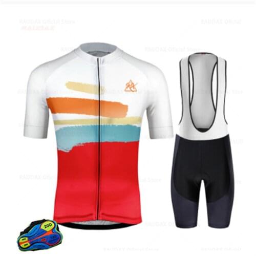 Suit Bicycle Bib Short Uniform Mountain Bike Clothes Cycling Jersey Set Strava Summer Cycling Clothing Men Road Bike Sportwears