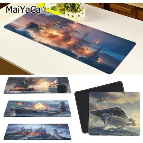 Maiya High Quality World of Warships Game DIY Design Pattern Game mousepad Free Shipping Large Mouse Pad Keyboards Mat