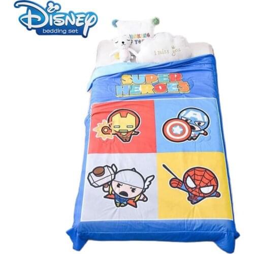Cartoon Marvels Spider-Man Frozen Elsa Summer Quilt Home Textiles Suitable for Children Boy Girl Kids Adult Blanket Comforter