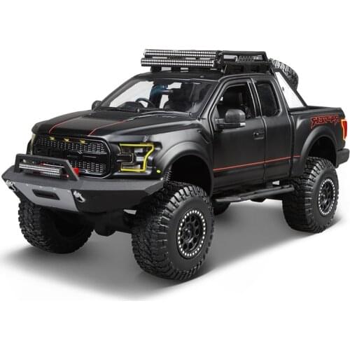 Maisto 1:24 Blcak 2017 Ford F-150 RAPTOR die-cast precision model car Model collection gift