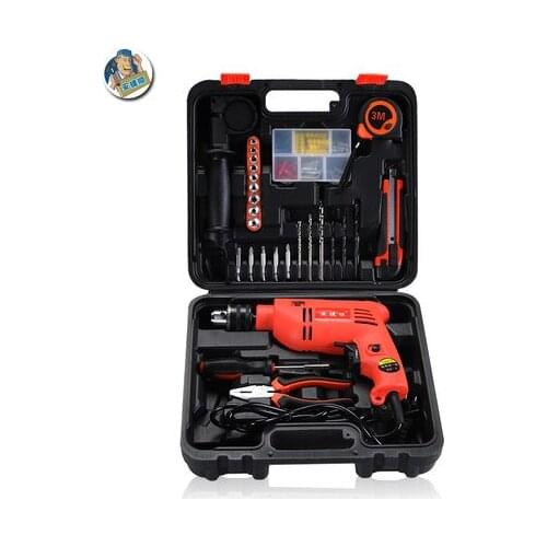An Jieshun Multifunctional High Power Stepless speed change Electric Impact Drill Electric Hammer Dual-use Positive Negative Rot