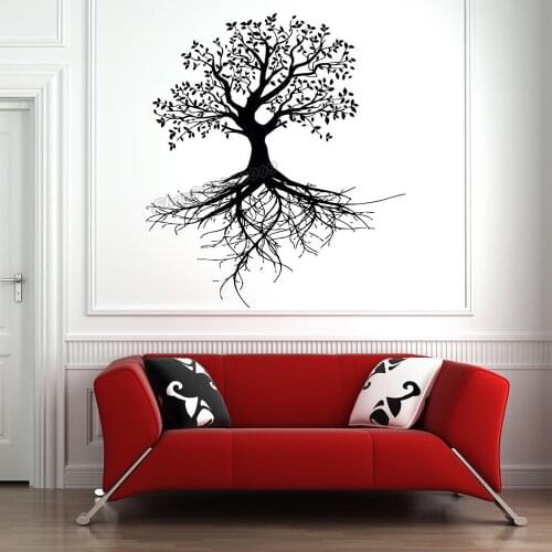 Tree of Life Wall Decal Tree Roots Branch Celtic Pattern Wall Stickers Home Bedroom Living Room Decor Vinyl Art Wall Decor B297
