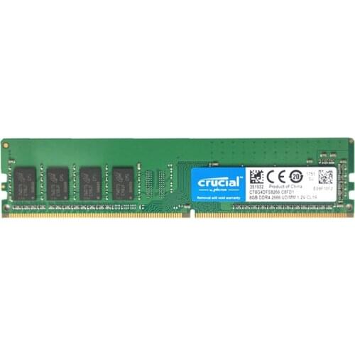 Crucial RAM Memory ddr4 8GB 4GB 16GB 8GB Ram DDR4 2400MHz 2666MHz 288-Pin Dimm For Desktop Intel and AMD
