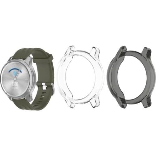Clear TPU Watch Case Protective Cover for garmin vivomove Luxe vivomove Style 667C