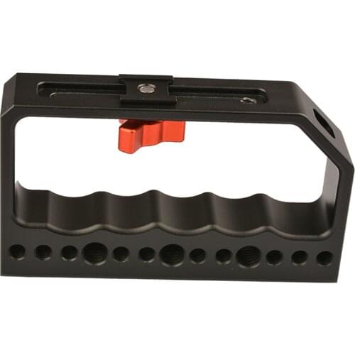 Adjustable Camera Top Handle with Mounting Points Shoe Mount for DSLR Digital Camera Camera Cage Monitor