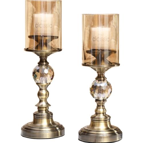 Luxury Vintage Candlestick Metal Candle Holder Home Nordic Decorative Aromatic Candles Candelabro Wedding Decoration Ornaments