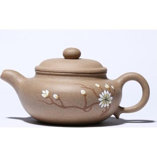 Handmade Yixing Original Ore Purple Sand Pot Family Collection Duan Mud Rhyme Antique Creative Household Teapot Chinese Tea Set