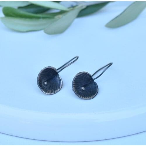 Handmade silver earrings free shipping from Turkey