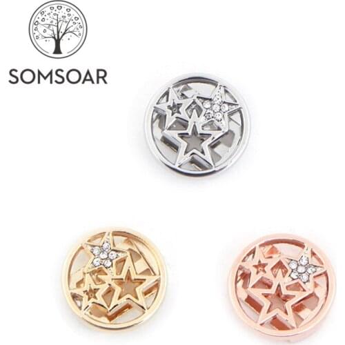 Shining Star Slide Charms Jewelry Accessories Making fit 10mm Stainless Steel Mesh Bracelet Leather Wrap Bracelet 10pcs/lot