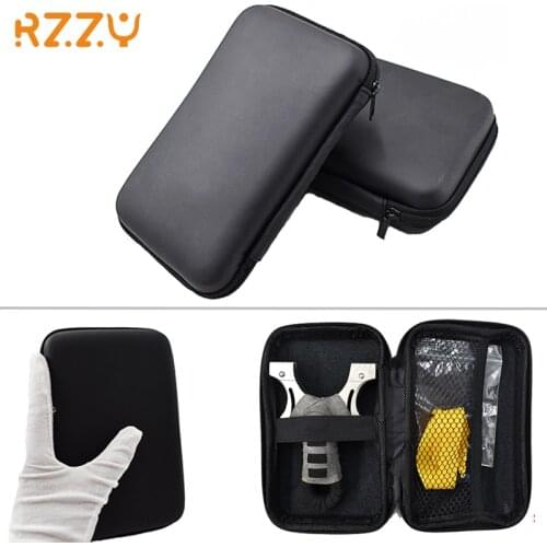 Slingshot Package Portable Leather Steel Balls Bag Hunting Catapult Storage Box outdoor shooting Tools Accessories