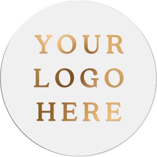 500 Pcs Customize Round Business Social Media Logo Sticker Inexpensive Postage Labels Thank You Order Stickers Waterproof Labels