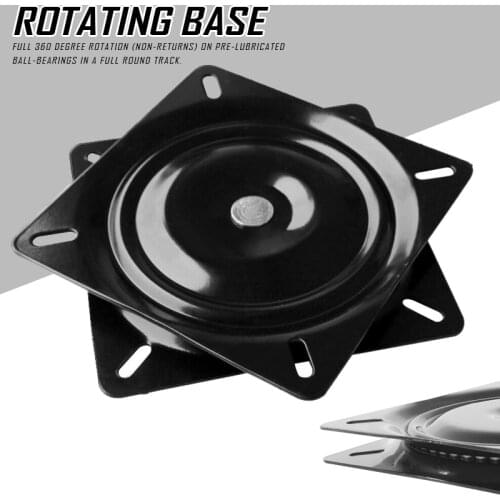 360 Degree Rotating 5/6/7/8 Inch Heavy Duty Steel Seat Swivel Base Mount Plate for Bar Stool Chair