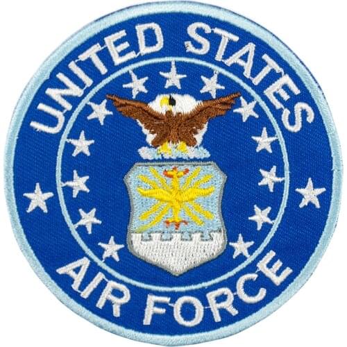 US Army Embroidery Patch Iron on Badge for Clothing Military Free Shipping Applique Jacket Vest DIY Force Accessories Custom