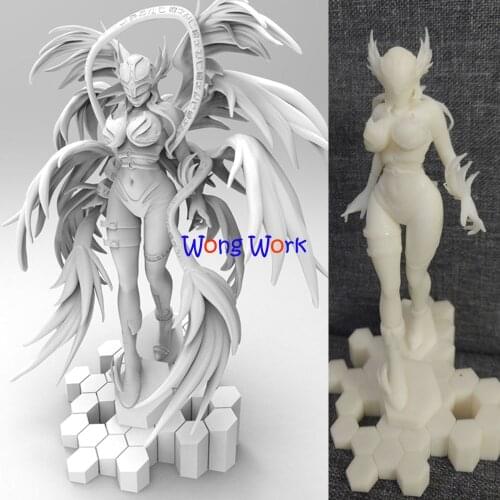 Wong Work Unpainted 15cmH 20cmH 25cmH 3D Printing Unassembled Garage Kits GK Model Kit Figure Statue WAY-210603-31