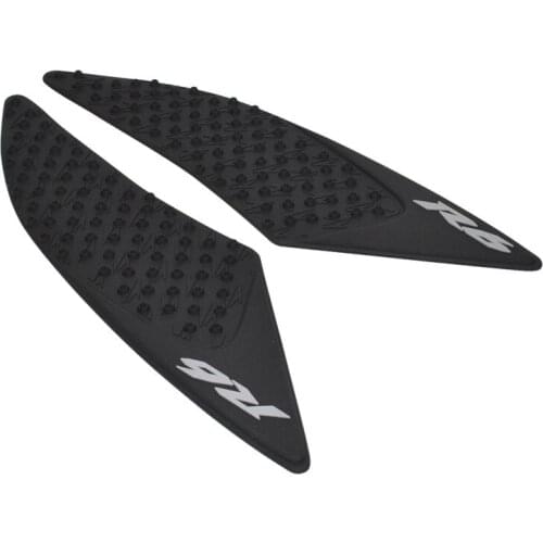 Waase Motorcycle Tank Pad Protector Sticker Decal Gas Knee Grip Tank Traction Pad Side For Yamaha YZF R6 2017 2018