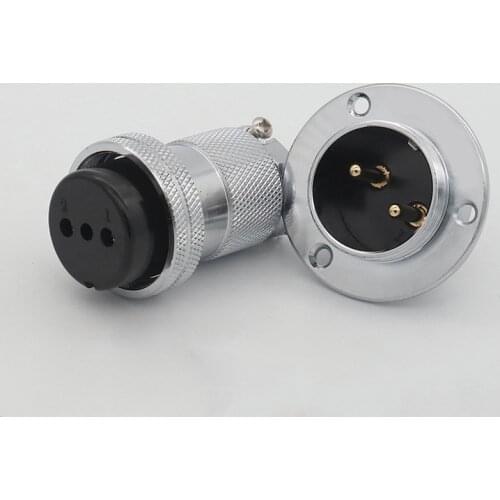 ZHQCN DF30 GX30 30MM Metal 2 3 4 5 6 7 8 10 Pin Industrial IP67 Aviation Plug Socket Automotive Connector PCB Waterproof Adapter