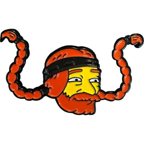 Willie nelson enamel pin country music brooches vintage 70s badge musician jewelry gift